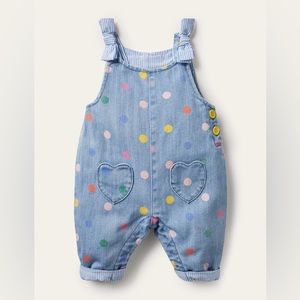 Baby Boden Multi Spot Overalls